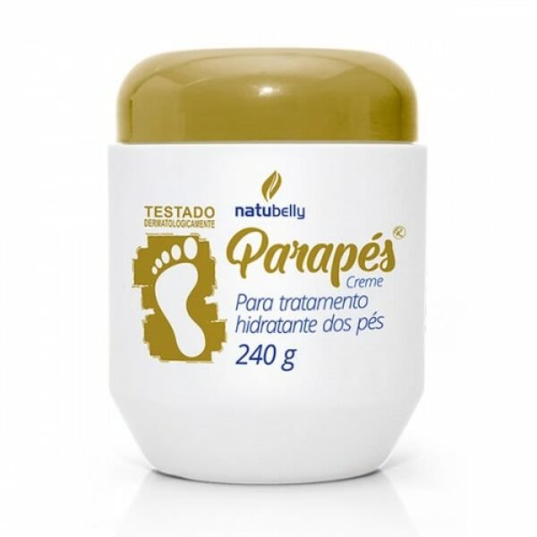 Creme Hidratante Para os Pés - Parapés 240g. Sofrer com pés rachados é um problema muito comum, mas que pode ser revertido usando Parapés diariamente. Com o uso diário do Creme Hidratante Para os Pés Parapés você obterá grandes resultados no combate as rachaduras do pés, asperezas e ressecamento da pele. Sua formulação altamente hidratante e suave previne o ressecamento e deixa a pele perfumada. Modo de Usar: Aplique o creme hidratante para os pés Parapés preferencialmente após cada banho e massageie até absorção completa.