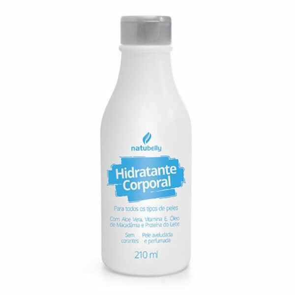 Hidratante Corporal Herbal - 210 ml Para todos os tipos de peles. Com Aloe Vera, Vitamina E, Óleo de Macadâmia e Proteína do Leite. Deixa a sua pele aveludada e perfumada. Sem corantes.