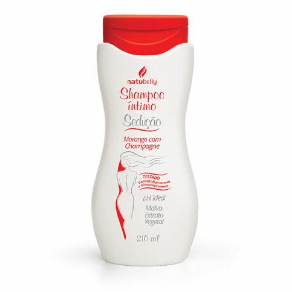 Shampoo Íntimo Morango com Champagne - 210 ml A região genital possui algumas características que a torna uma região sensível e delicada, portanto necessita de cuidados especiais. O Shampoo Íntimo Morango com Champagne Natubelly foi desenvolvido para cuidar da higiene íntima diária da mulher. Com fórmula suave e refrescante, O Shampoo Íntimo Morango com Champagne higieniza a região genital e hidrata a pele proporcionando sensação de limpeza, frescor, conforto e bem-estar. Também mantém a região genital saudável e protegida contra odores indesejáveis. Use o Shampoo Íntimo Morango com Champagne Natubelly, e leve com você a sensação de frescor durante todo o dia! Produto Testado Ginecologicamente.