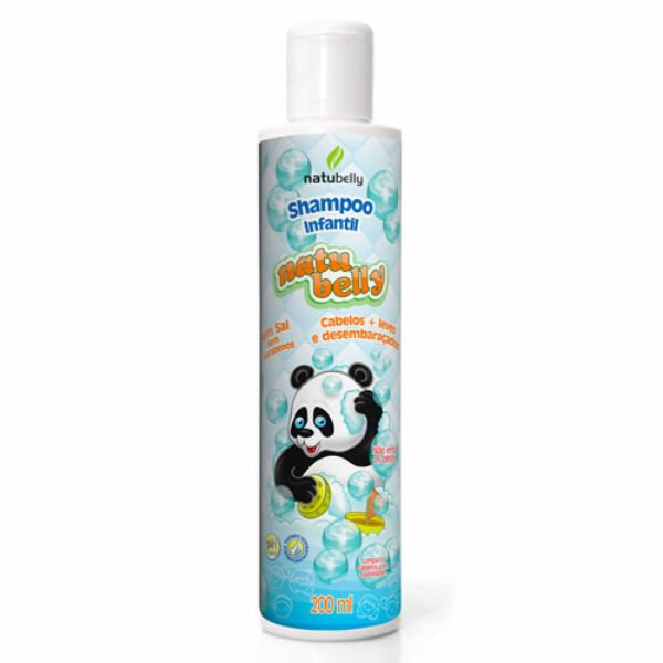 Shampoo Infantil Natubelly - 200 ml Recomendados para meninas e meninos de todas as idades, fórmulas suaves, não agridem a pele sensível, não irritam os olhos.