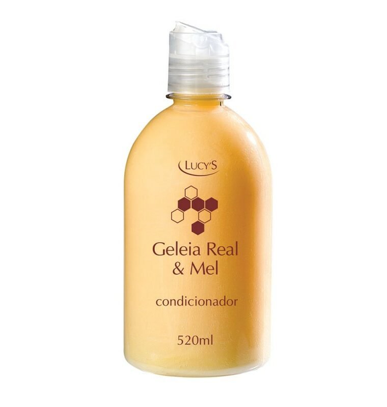 Condicionador Geléia Real & Mel - 520ml com ativos naturais. Com propriedades nutritivas e hidratantes. Desembaraça e revitaliza.