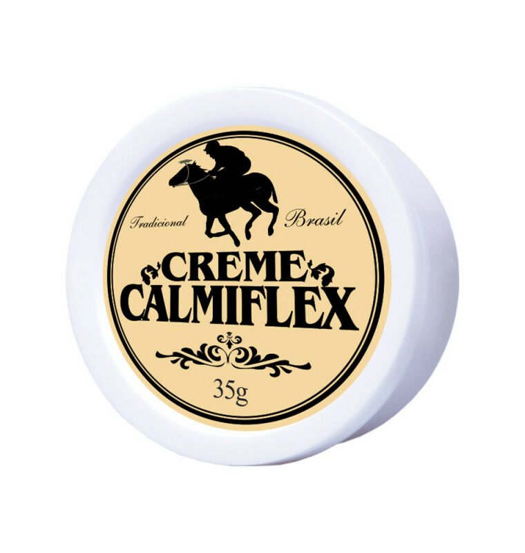 Creme Calmiflex com 35g auxilia nas massagens relaxantes proporcionando sensação de bem estar.