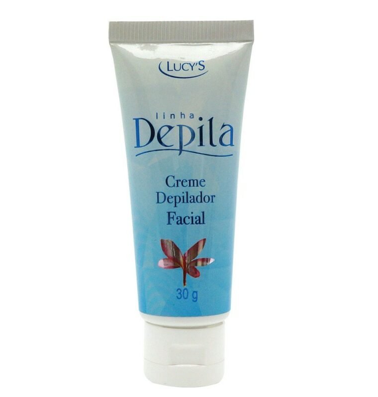 Creme depilador facial - 30g Remove os pelos indesejáveis sem dor. A pele fica lisinha e macia.