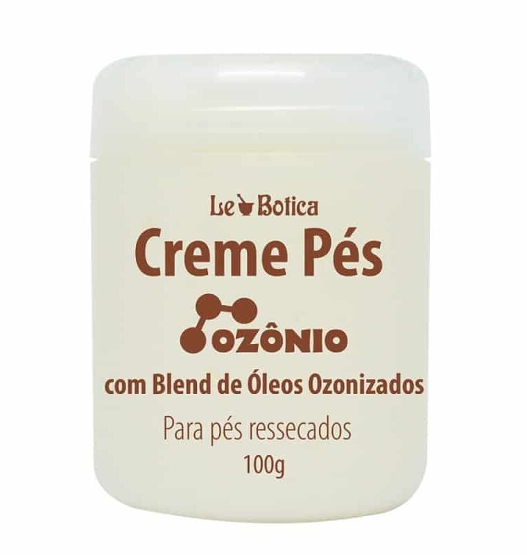 Creme Hidratante para Pés Ressecados Ozônio Lucys com Blend de Óleos Ozonizados de Rosa Mosqueta e Calêndula 100g