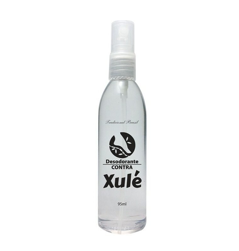 Desodorante contra Xulé 95ml com propriedades antitranspirantes.