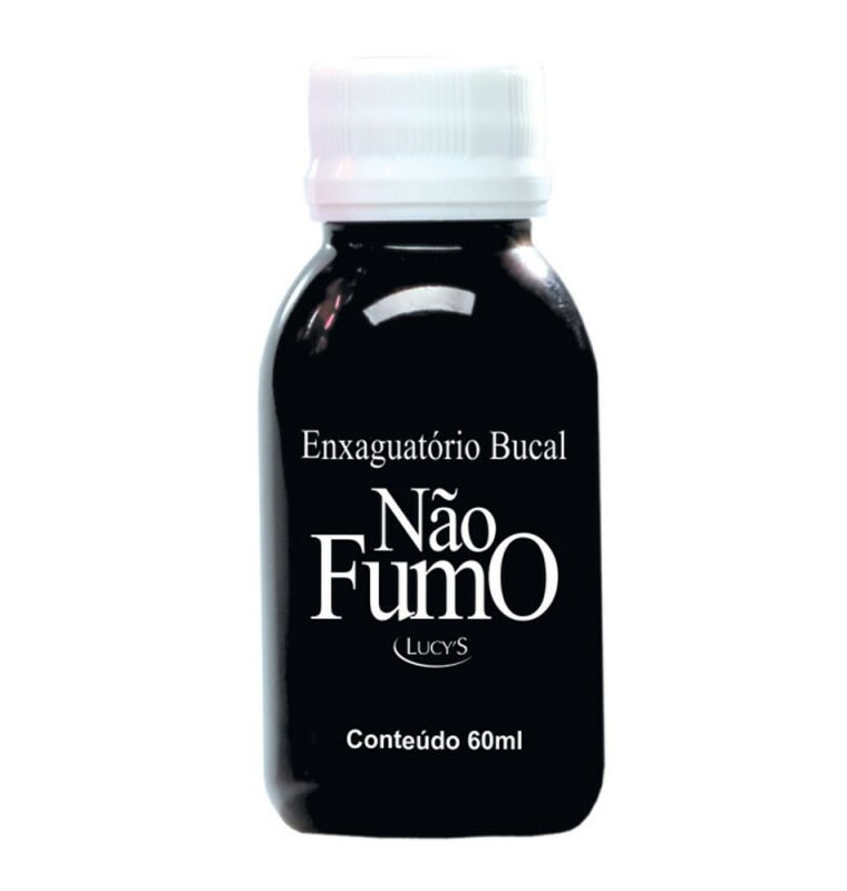 Enxaguatório bucal não fumo - 60ml a falta deste produto fará com que você mantenha o desejo de fumar.