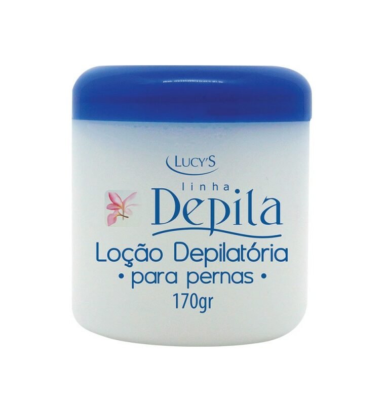 Loção depilatória para as pernas 170gr remove os pelos completamente, sem dor, deixando a pele lisinha e macia.