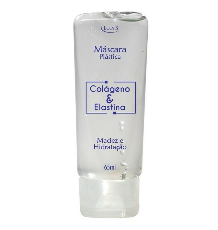 Máscara plástica Colágeno e Elastina - 65ml Remove a camada de células mortas. Previne o envelhecimento precoce da pele por conter colágeno e elastina.