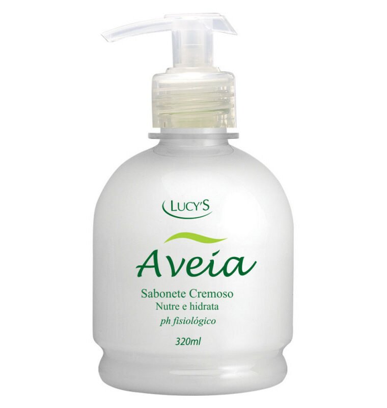 Sabonete Aveia 320ml com extratos naturais. Para todos os tipos de pele.