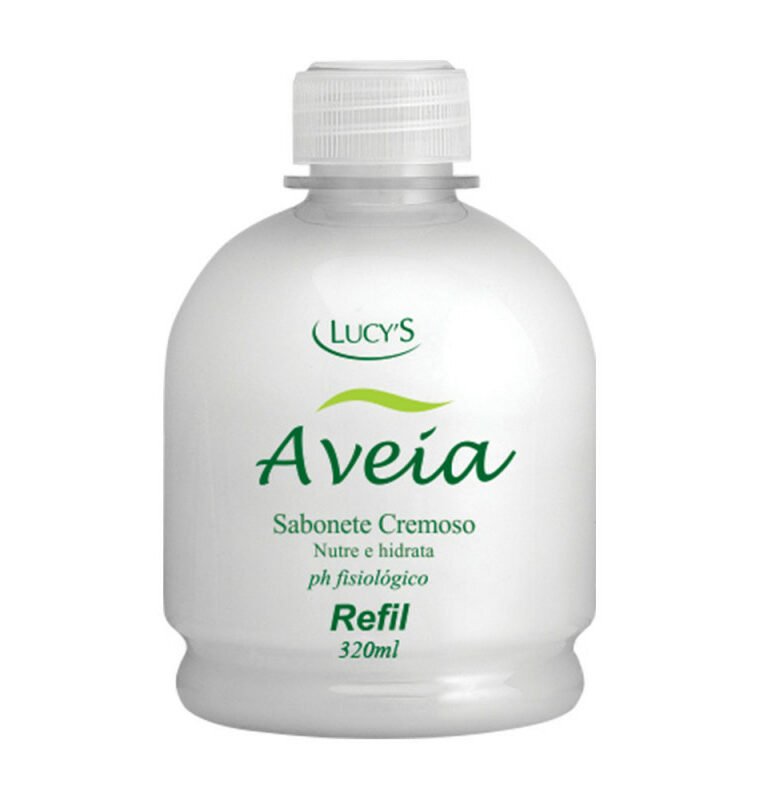 Sabonete Aveia - Refil 320ml com extratos naturais. Para todos os tipos de pele.