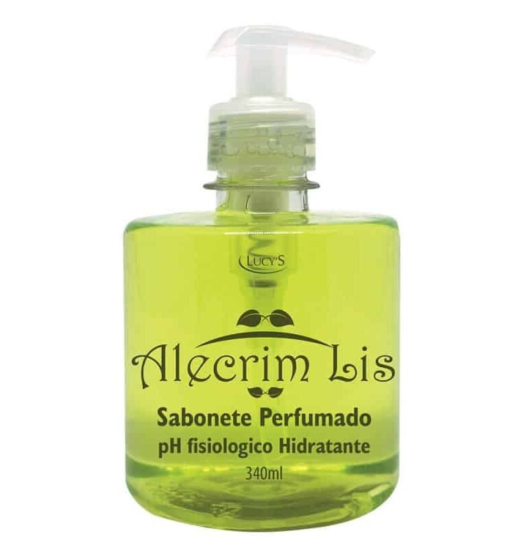 Sabonete Hidratante Alecrim Lis 340ml. Sabonete hidratante com suave perfume de Alecrim. PH fisiológico.