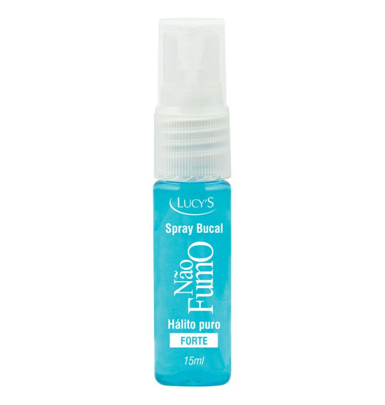 Spray Bucal Não Fumo 15ml Refresca e purifica o hálito. Com aroma menta.