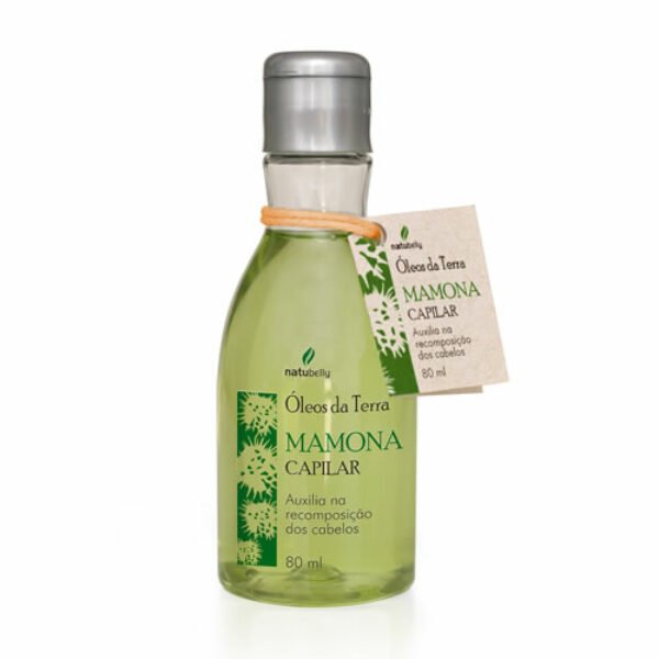 Óleo de Mamona - 80 ml Cabelos macios brilhantes e saudáveis! Fortalece os cabelos e auxilia no crescimento.